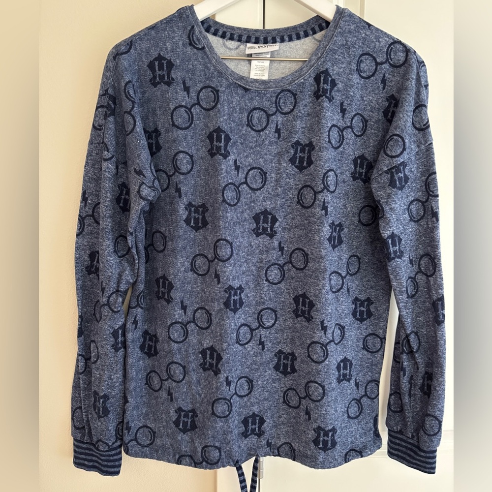 Harry Potter Loungewear Set, Long Sleeve Crewneck and Sweatpants, Adult Small - Picture 2 of 15